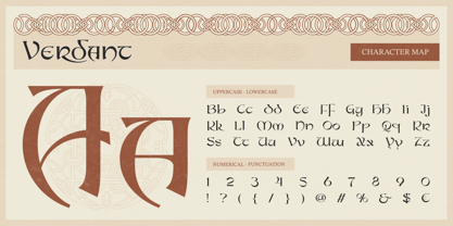 Verdant Font Poster 2