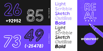 Workprint Font Poster 5