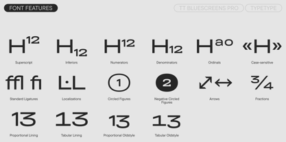 TT Bluescreens Pro Font Poster 12