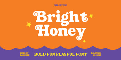 Bright Honey Font Poster 1