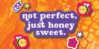 Bright Honey Font Poster 5