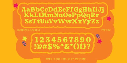 Bright Honey Font Poster 2