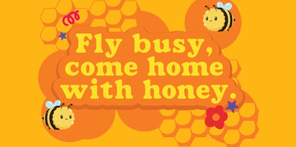 Bright Honey Font Poster 7