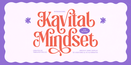 Kavital Mindset Font Poster 1