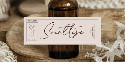 Melisma Signature Font Poster 4