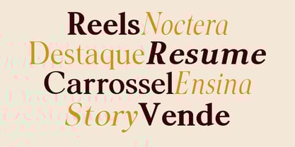 Noctera Font Poster 13