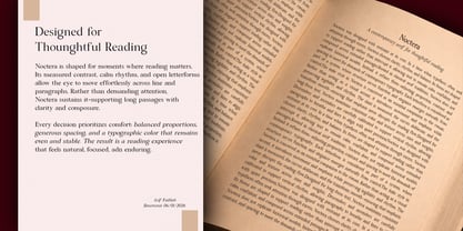 Noctera Font Poster 9