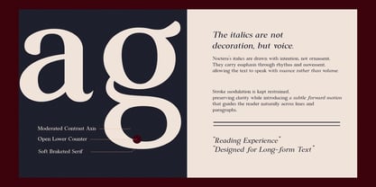 Noctera Font Poster 8