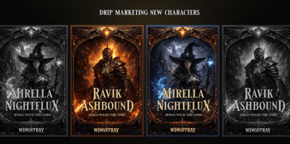 Crown Grimward Font Poster 5