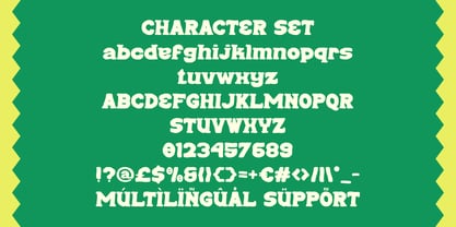 Snack Pillow Font Poster 5