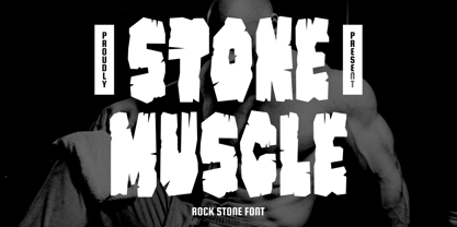 Stone Muscle Font Poster 1