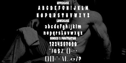 Stone Muscle Font Poster 5