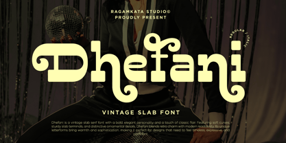 Dhefani Font Poster 1