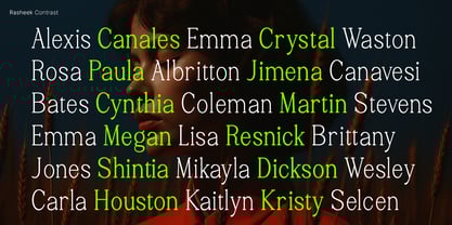 Rasheek Font Poster 3