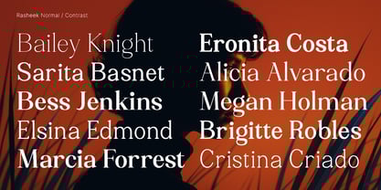 Rasheek Font Poster 6