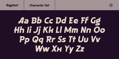 Bagshot Font Poster 3