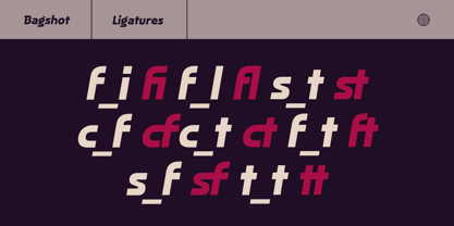 Bagshot Font Poster 5