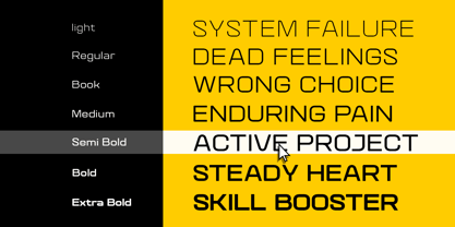 Quantix Font Poster 4