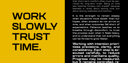 Quantix Font Poster 11