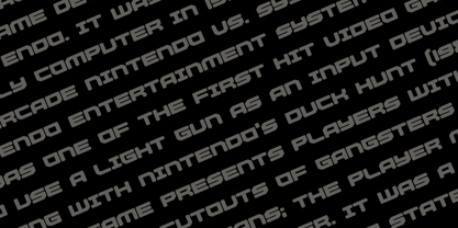 Missile Font Poster 14