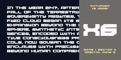 Missile Font Poster 9