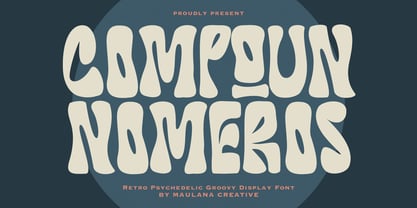 MC Compoun Nomeros Font Poster 1