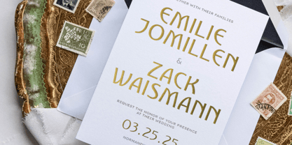 Nouveau 21 Font Poster 6