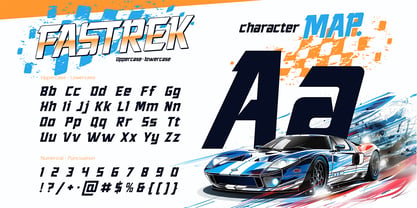 Fastrek Font Poster 2