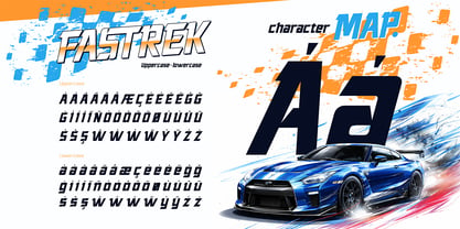 Fastrek Font Poster 9