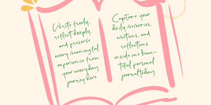 Aprils Pudding Font Poster 14