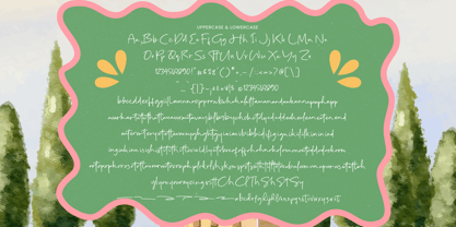 Aprils Pudding Font Poster 15