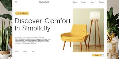 Spatha Fold Font Poster 4