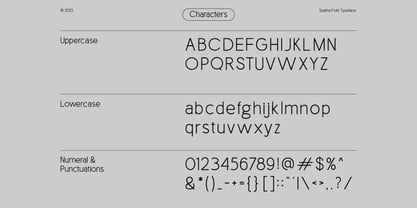 Spatha Fold Font Poster 2