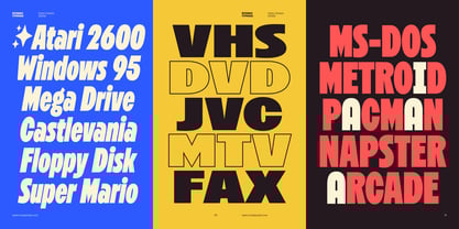 Betamax Font Poster 10