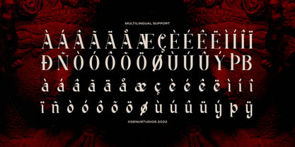 Tenebra Templar Font Poster 11