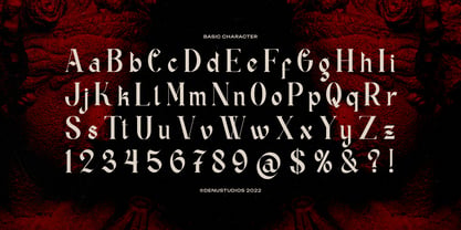 Tenebra Templar Font Poster 10