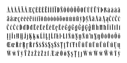 Roadminer Font Poster 13
