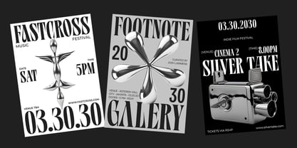 Roadminer Font Poster 6