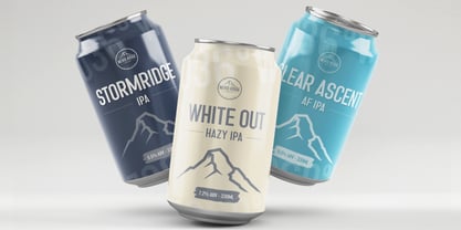 Nevis Ridge Font Poster 7