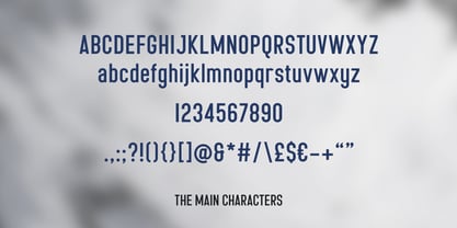 Nevis Ridge Font Poster 2