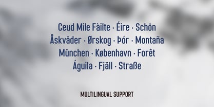 Nevis Ridge Font Poster 4