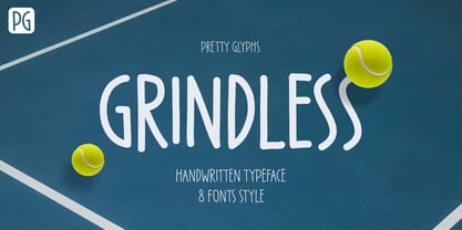 PG Grindless Font Poster 1