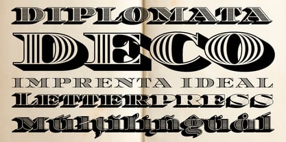 Diplomata Deco Font Poster 5