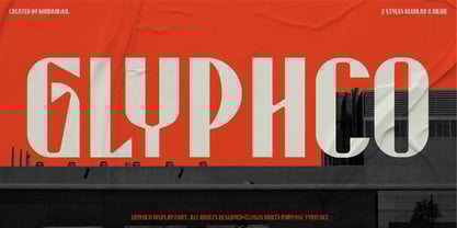 Glyphco Font Poster 1