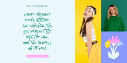 Still Gentle Font Poster 14