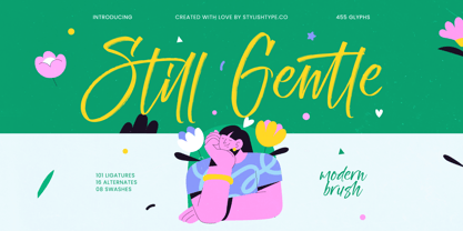 Still Gentle Font Poster 1