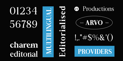 Charem Editorial Font Poster 13