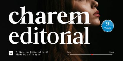 Charem Editorial Font Poster 1