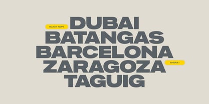 Ahora Font Poster 9