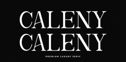 Caleny Font Poster 1